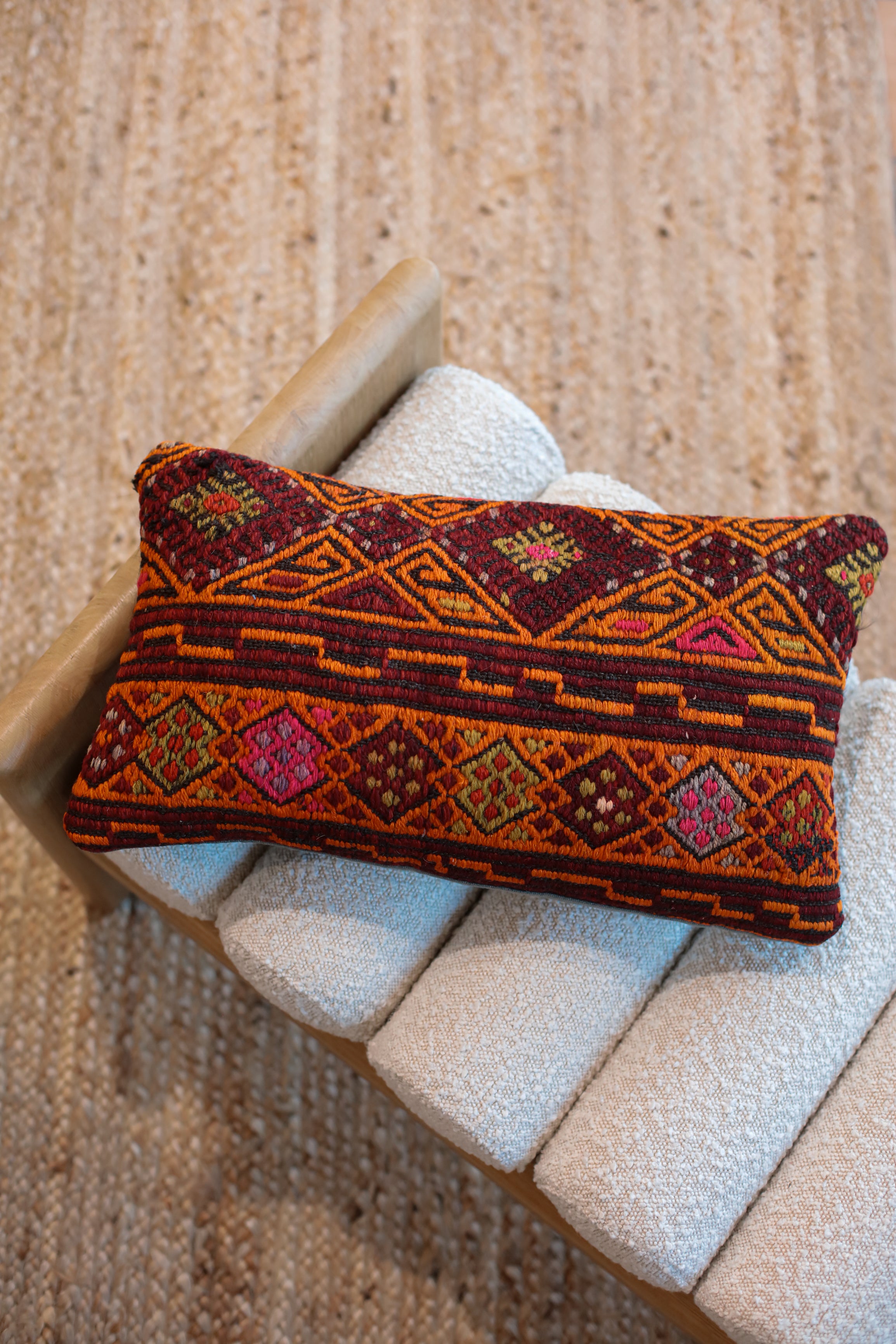 Turkish kilim lumbar pillow new arrivals