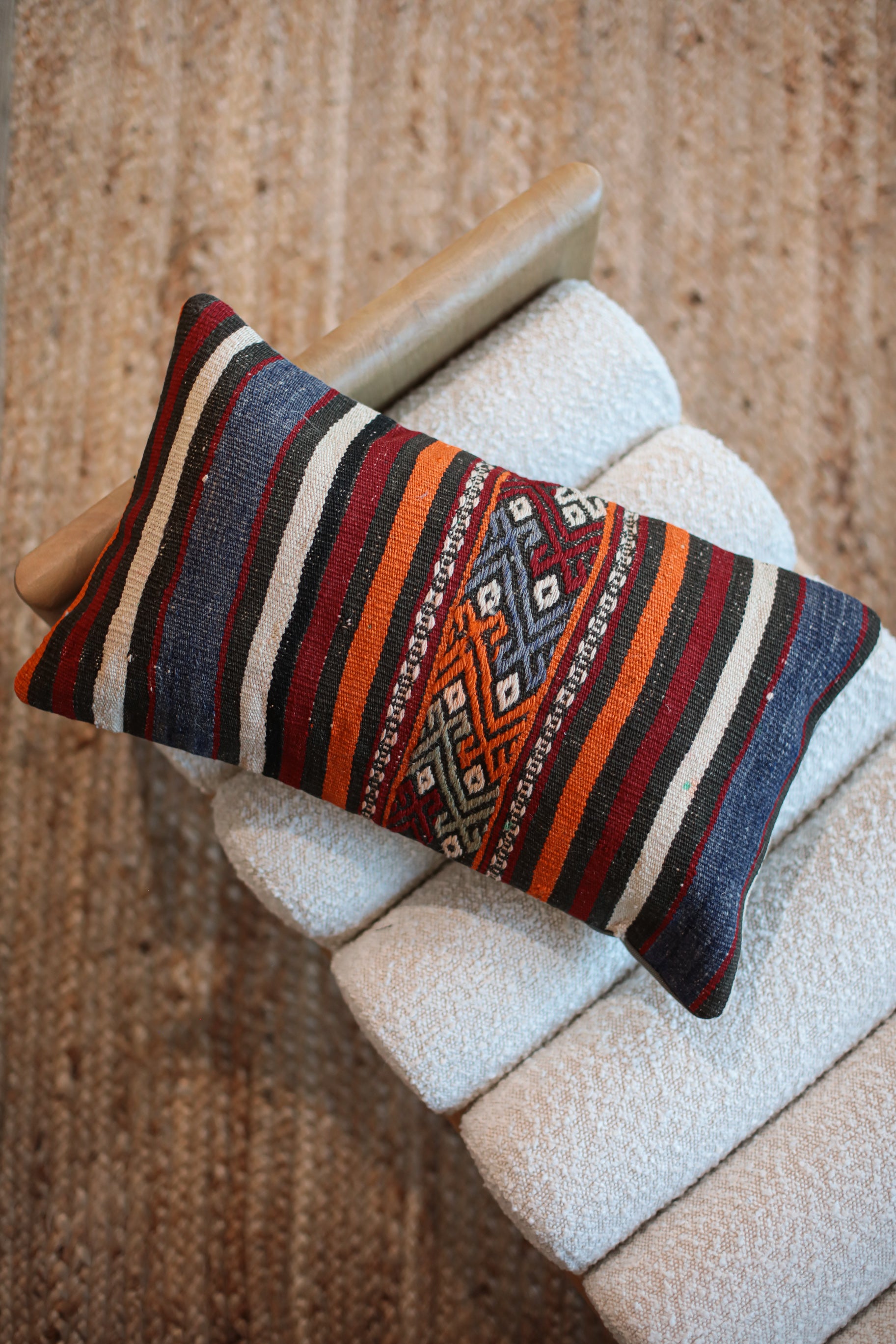 Kilim lumbar pillow clearance cover