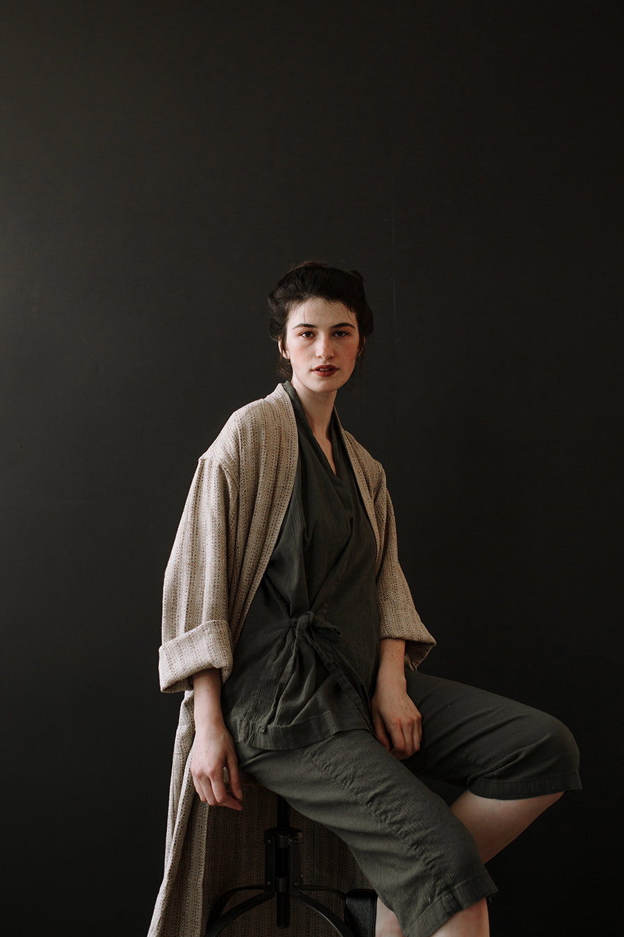 Unisex Coffee Sustainably in | Robe | Turkish Creamy Handwoven Robe – OddBird Cotton/Linen Luxury Gelin Made