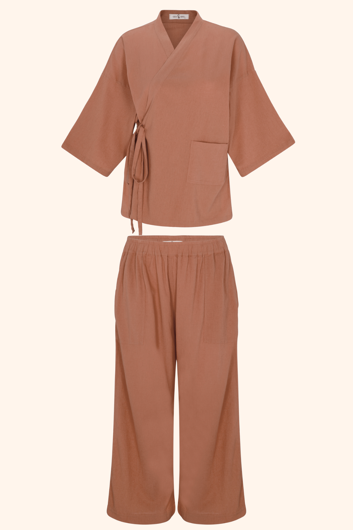 Kardeş Sile Loungewear Top and Pants in Canyon Rose | Plus Size | Luxury  100% Soft Turkish Sile Cotton | Indoor and Outdoor Wear – OddBird